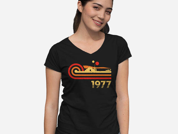 Retro Vintage Desert Planet