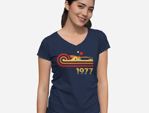 Retro Vintage Desert Planet