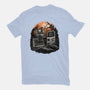 Retro Graveyard-Mens-Heavyweight-Tee-glitchygorilla