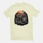 Retro Graveyard-Mens-Premium-Tee-glitchygorilla