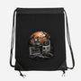 Retro Graveyard-None-Drawstring-Bag-glitchygorilla