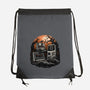 Retro Graveyard-None-Drawstring-Bag-glitchygorilla