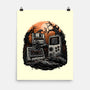 Retro Graveyard-None-Matte-Poster-glitchygorilla