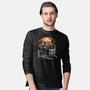 Retro Graveyard-Mens-Long Sleeved-Tee-glitchygorilla