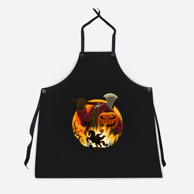 Galloping Hessian-Unisex-Kitchen-Apron-rmatix