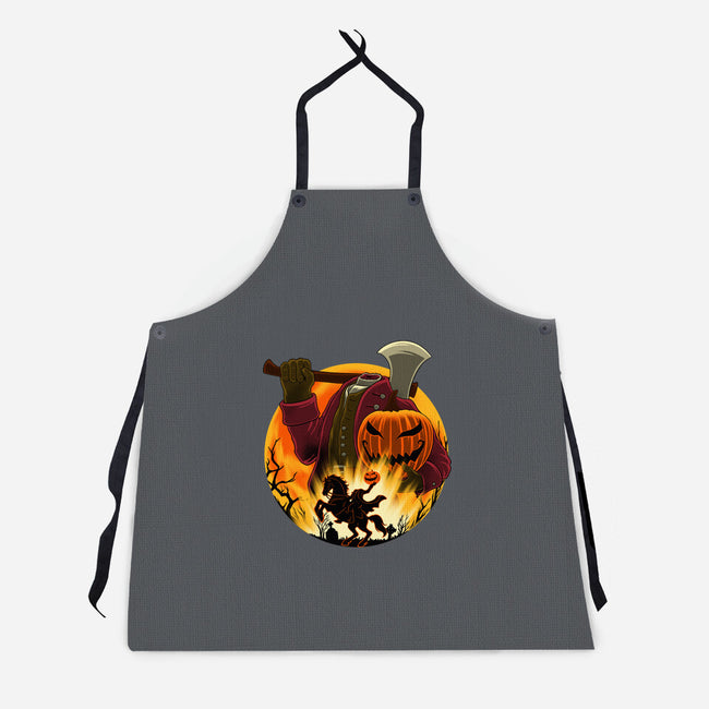 Galloping Hessian-Unisex-Kitchen-Apron-rmatix