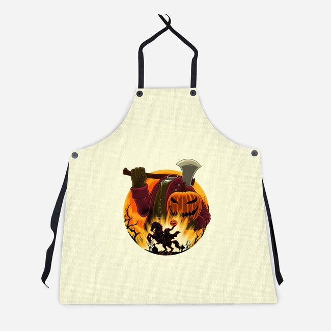 Galloping Hessian-Unisex-Kitchen-Apron-rmatix