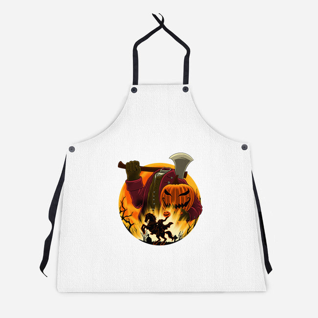 Galloping Hessian-Unisex-Kitchen-Apron-rmatix
