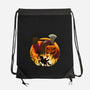 Galloping Hessian-None-Drawstring-Bag-rmatix