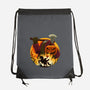 Galloping Hessian-None-Drawstring-Bag-rmatix