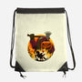 Galloping Hessian-None-Drawstring-Bag-rmatix