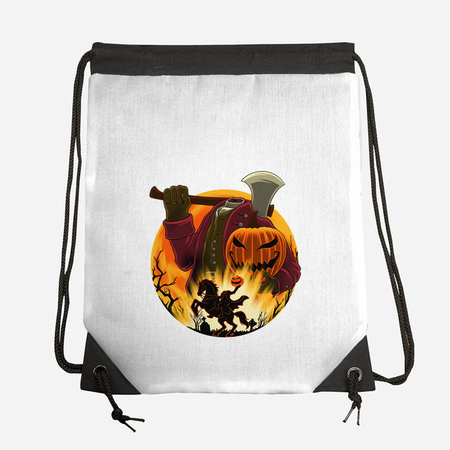 Galloping Hessian-None-Drawstring-Bag-rmatix