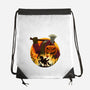 Galloping Hessian-None-Drawstring-Bag-rmatix