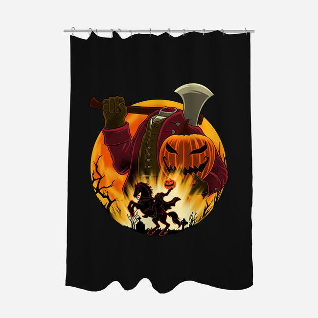 Galloping Hessian-None-Polyester-Shower Curtain-rmatix