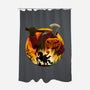 Galloping Hessian-None-Polyester-Shower Curtain-rmatix