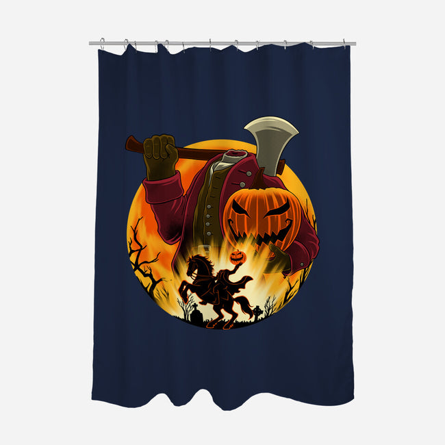 Galloping Hessian-None-Polyester-Shower Curtain-rmatix