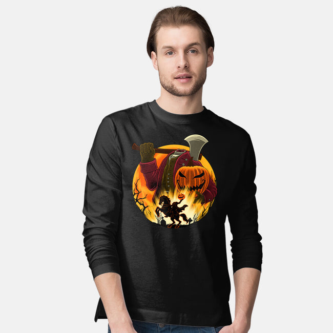 Galloping Hessian-Mens-Long Sleeved-Tee-rmatix