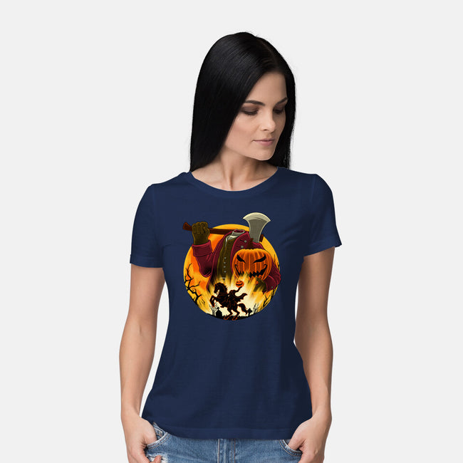 Galloping Hessian-Womens-Basic-Tee-rmatix