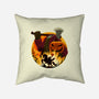 Galloping Hessian-None-Removable Cover w Insert-Throw Pillow-rmatix