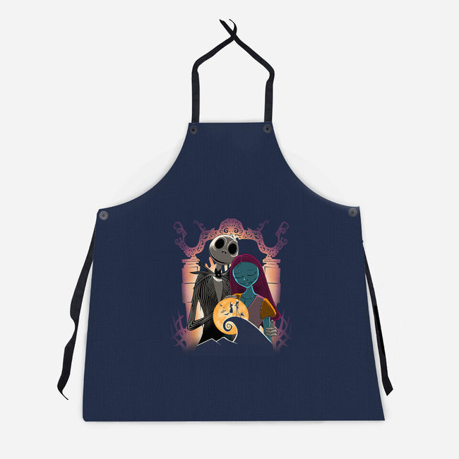 Pumpkin Patch Lovers-Unisex-Kitchen-Apron-rmatix