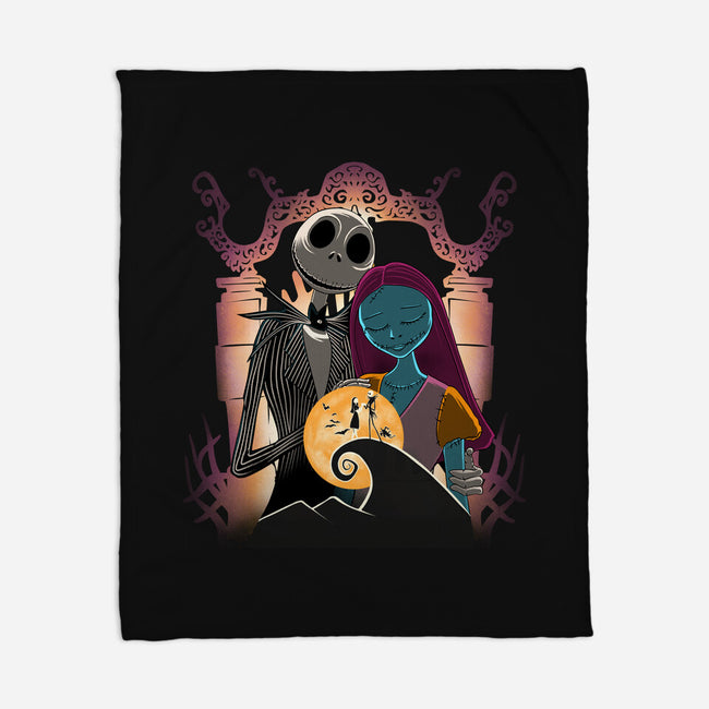 Pumpkin Patch Lovers-None-Fleece-Blanket-rmatix