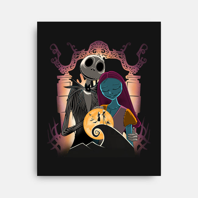 Pumpkin Patch Lovers-None-Stretched-Canvas-rmatix