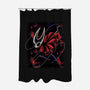 Princess Protector Shadow Nebula-None-Polyester-Shower Curtain-Astrobot Invention