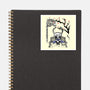 The Knight Sumi-E-None-Glossy-Sticker-Astrobot Invention