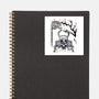 The Knight Sumi-E-None-Glossy-Sticker-Astrobot Invention