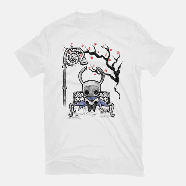 The Knight Sumi-E-Womens-Fitted-Tee-Astrobot Invention