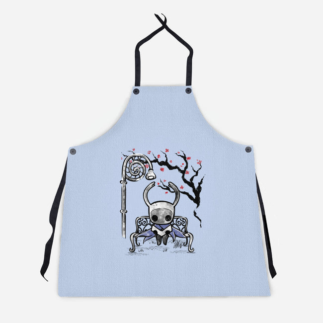 The Knight Sumi-E-Unisex-Kitchen-Apron-Astrobot Invention