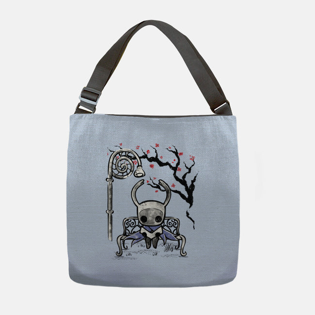 The Knight Sumi-E-None-Adjustable Tote-Bag-Astrobot Invention