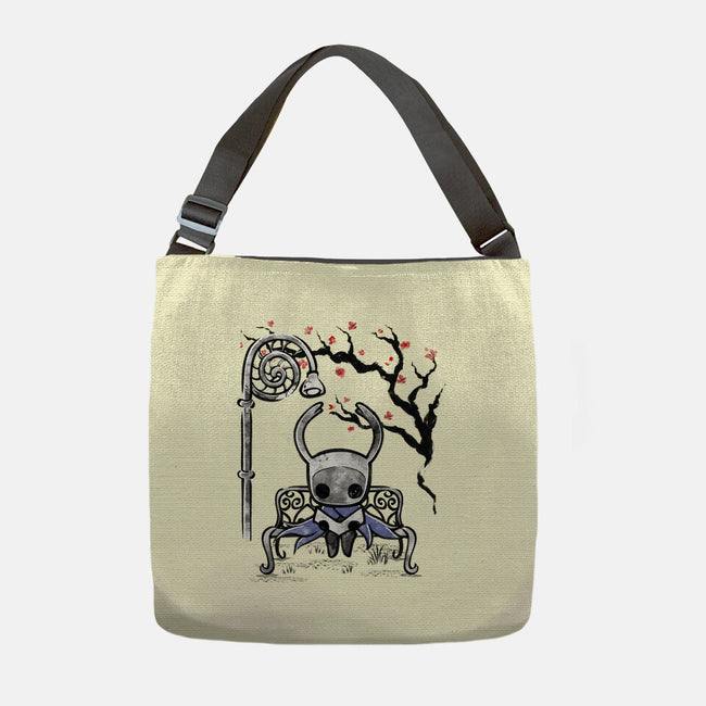 The Knight Sumi-E-None-Adjustable Tote-Bag-Astrobot Invention
