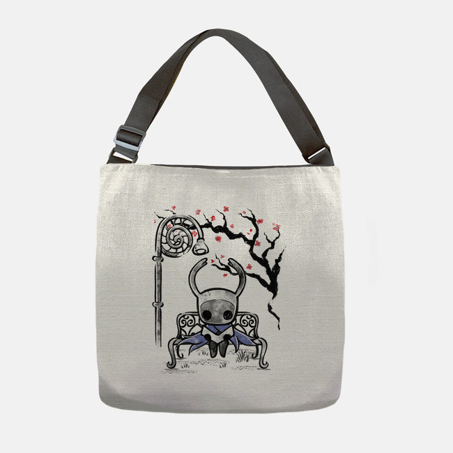 The Knight Sumi-E-None-Adjustable Tote-Bag-Astrobot Invention
