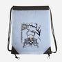 The Knight Sumi-E-None-Drawstring-Bag-Astrobot Invention