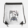 The Knight Sumi-E-None-Drawstring-Bag-Astrobot Invention