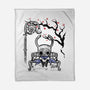 The Knight Sumi-E-None-Fleece-Blanket-Astrobot Invention