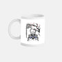The Knight Sumi-E-None-Mug-Drinkware-Astrobot Invention
