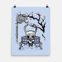 The Knight Sumi-E-None-Matte-Poster-Astrobot Invention