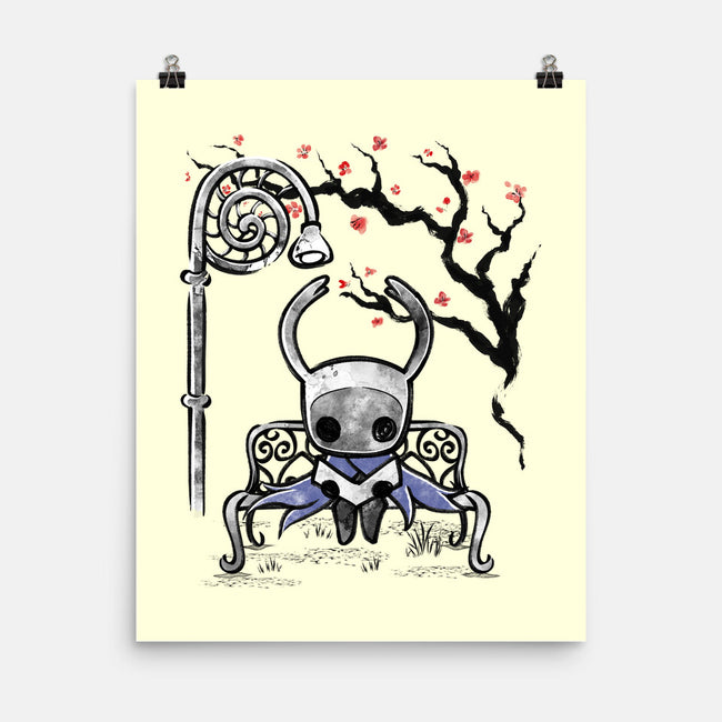 The Knight Sumi-E-None-Matte-Poster-Astrobot Invention