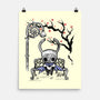 The Knight Sumi-E-None-Matte-Poster-Astrobot Invention