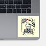 The Knight Sumi-E-None-Glossy-Sticker-Astrobot Invention