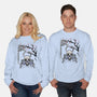 The Knight Sumi-E-Unisex-Crew Neck-Sweatshirt-Astrobot Invention