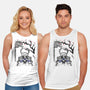 The Knight Sumi-E-Unisex-Basic-Tank-Astrobot Invention