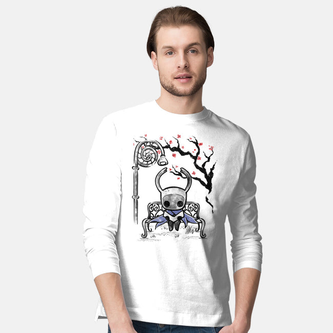 The Knight Sumi-E-Mens-Long Sleeved-Tee-Astrobot Invention