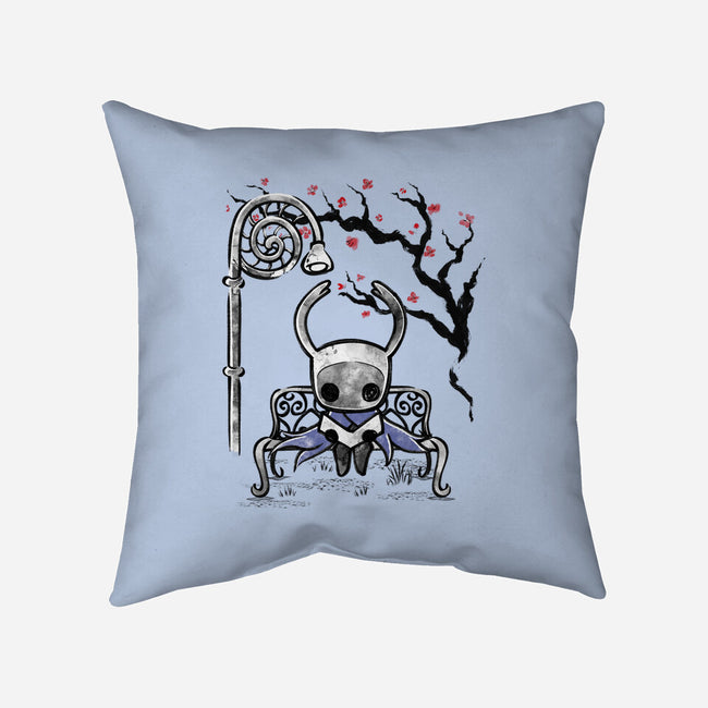 The Knight Sumi-E-None-Removable Cover w Insert-Throw Pillow-Astrobot Invention