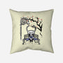 The Knight Sumi-E-None-Removable Cover w Insert-Throw Pillow-Astrobot Invention