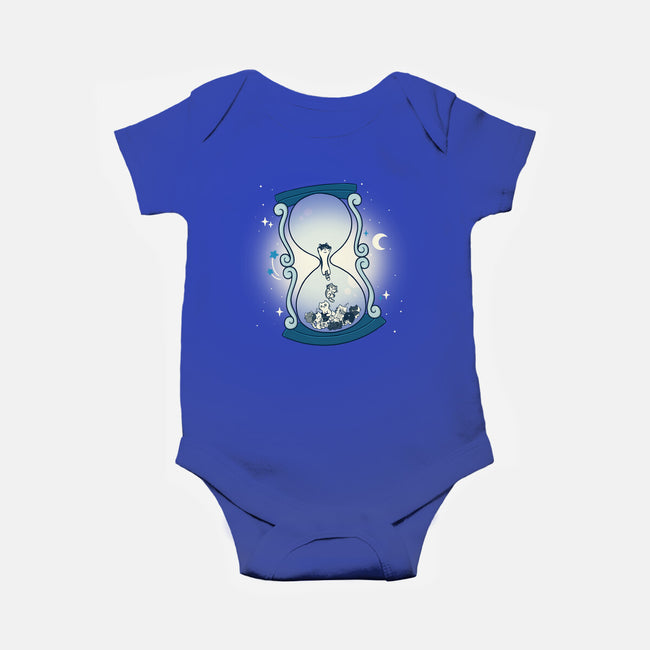 Hourglass Cat-Baby-Basic-Onesie-Freecheese