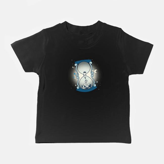 Hourglass Cat-Baby-Basic-Tee-Freecheese