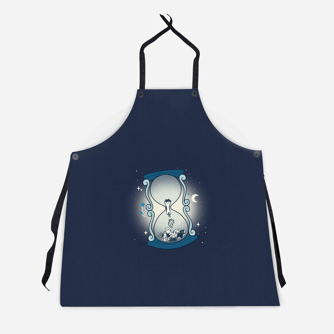 Hourglass Cat-Unisex-Kitchen-Apron-Freecheese